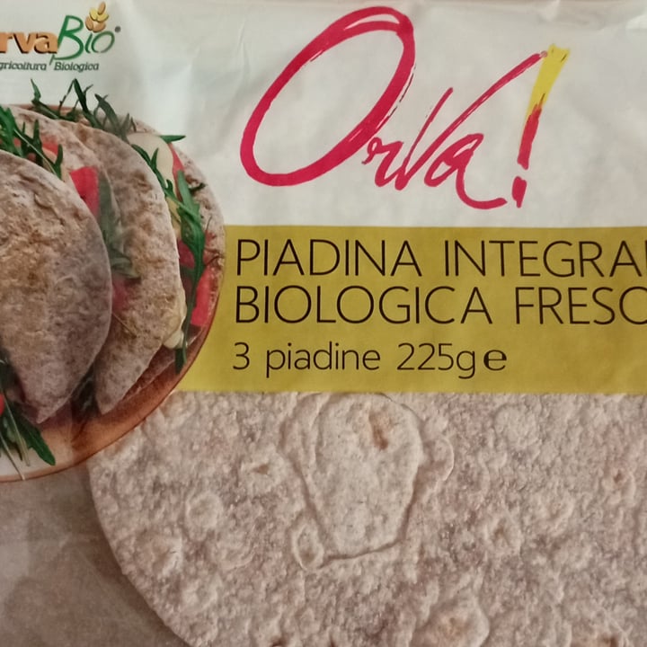 photo of Orva Bio Piadina Integrale Biologica Fresca shared by @schiara on  16 Apr 2022 - review