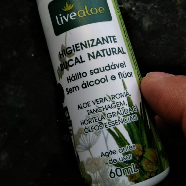 photo of Livealoe Higienizante Bucal Natural shared by @mariverissimo on  29 Apr 2022 - review