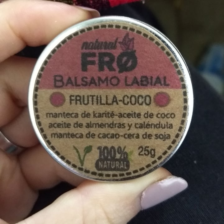 review photo of Natural Frø Bálsamo Labial shared by @agustinasofi on 05 Oct 2020 - review