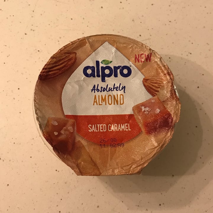 photo of Alpro Absolutely almond salted caramel shared by @ariannaarisio on  29 Jul 2022 - review