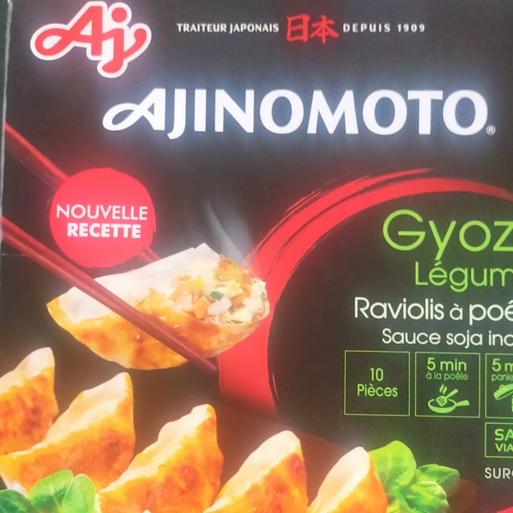 photo of Ajinomoto Gyoza Légumes shared by @noevegan on  09 Sep 2022 - review