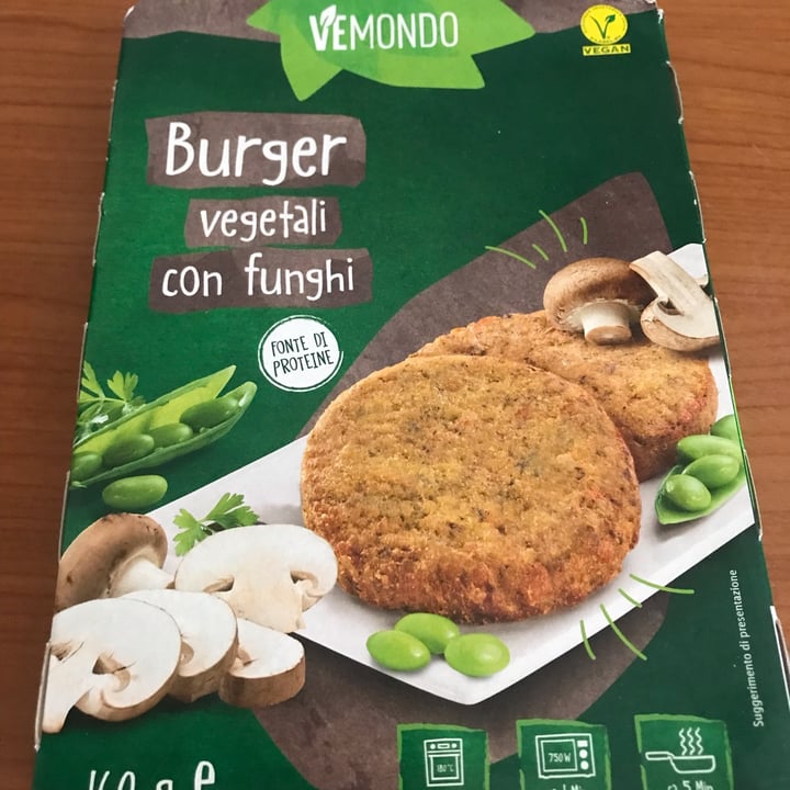 photo of Vemondo  Burger Vegetali con Funghi shared by @knulpa on  09 Oct 2022 - review