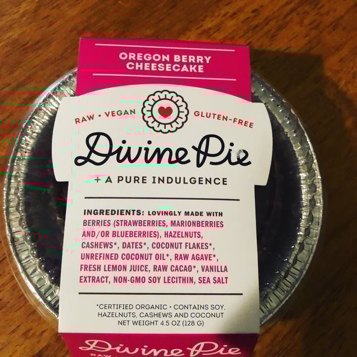 review photo of Divine Pie Oregon Berry Cheesecake shared by @runningonplants on 15 Mar 2019 - review