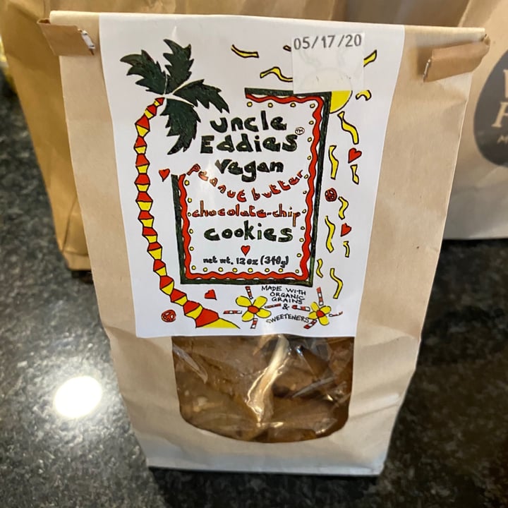 photo of Uncle Eddie’s Vegan Peanut Butter Chocolate Chip Cookies shared by @heavenorspace on  16 May 2020 - review