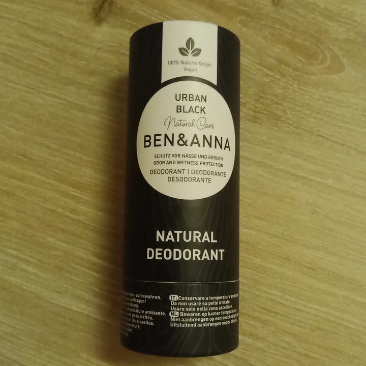 photo of Ben & Anna Deodorante Urban Black shared by @cchia on  18 Jul 2022 - review