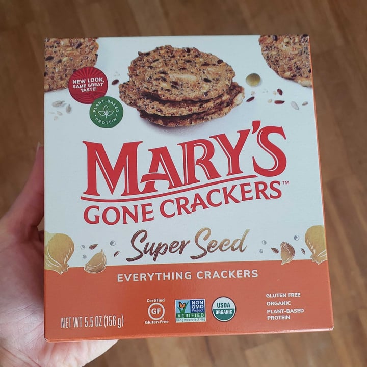photo of Mary's Gone Crackers Super Seed Everything Crackers shared by @kaylas on  13 Mar 2022 - review