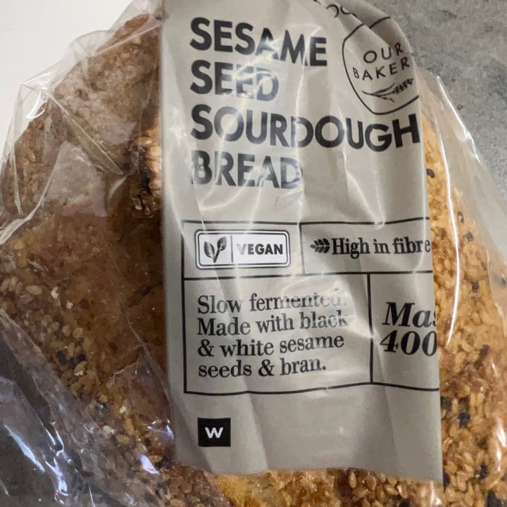 photo of Woolworths Food Sesame Seed Sourdough Bread shared by @ftc on  19 Nov 2022 - review
