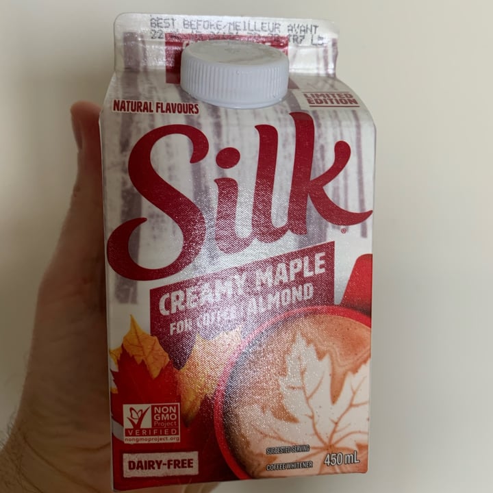 photo of Silk Creamy Maple Almond for coffee shared by @louisg on  02 Apr 2022 - review
