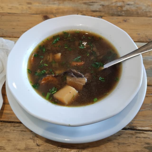 Foto del piatto “Mushroom And Potato Soup”