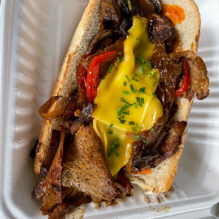 photo of The Street Eatery Vegan Philly Cheeze Steak Sandwich shared by @livintheveganlife on  18 Apr 2022 - review