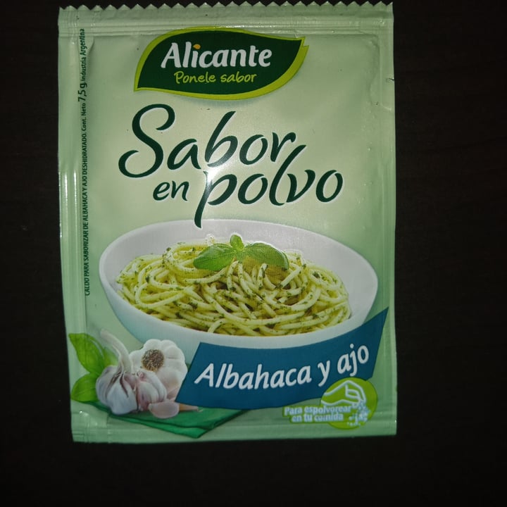 photo of Alicante Sabor En Polvo Albahaca Y Ajo shared by @sweetbunny on  13 Oct 2020 - review