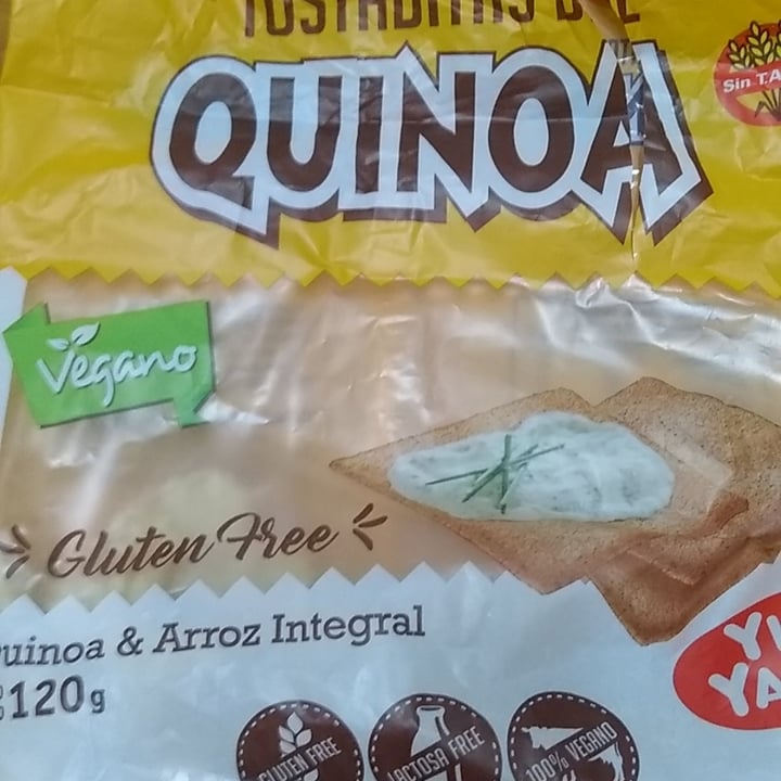 photo of Yin Yang Tostaditas de Quinoa shared by @easycheapveg on  01 Jan 2021 - review