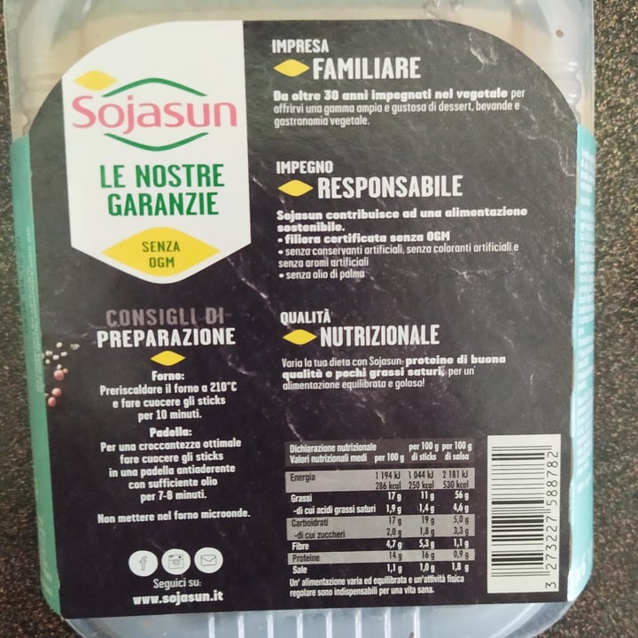 photo of Sojasun Sticks vegetali ai cereali croccanti shared by @stef77 on  23 Nov 2020 - review