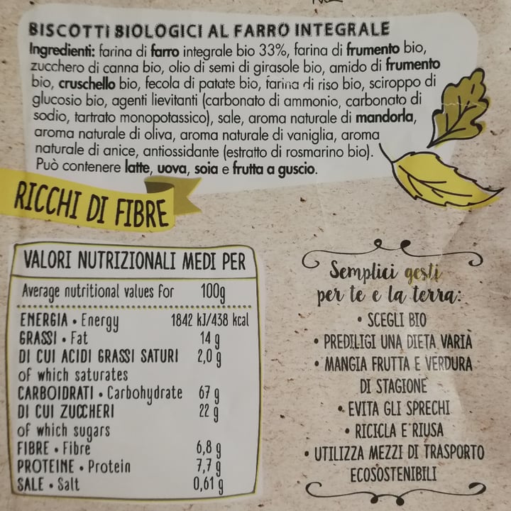 photo of Fior di Loto Biscotti Rustici Bio shared by @camyveg on  31 May 2022 - review