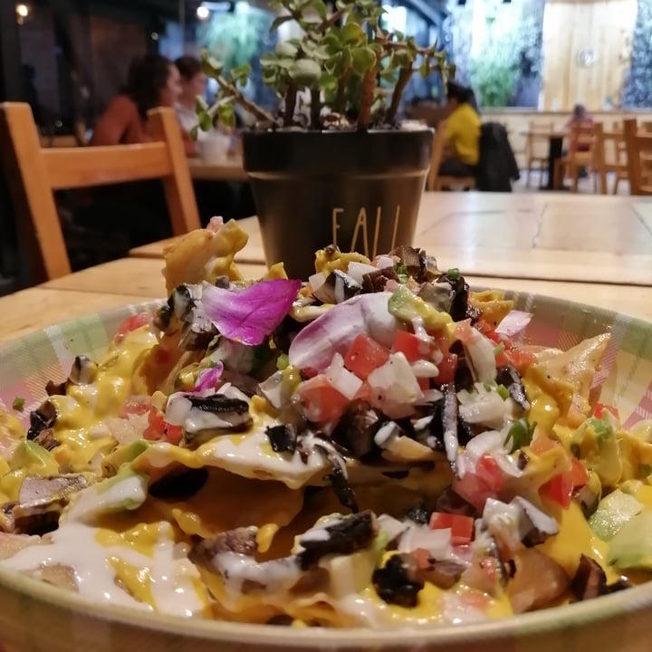 review photo of Alma Verde Vegan Nachos shared by @samantaarizmendi on 19 May 2020 - review