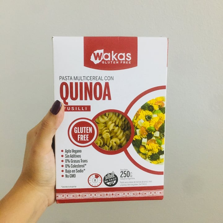 photo of Wakas Pasta Multicereal con Quinoa shared by @sofiporti on  03 Feb 2021 - review