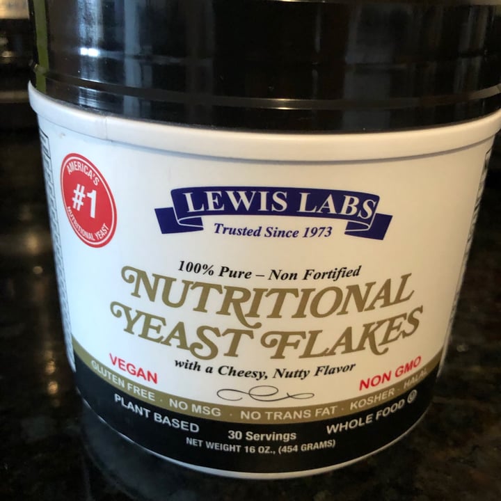 review photo of Lewis Labs Nutritional Yeast shared by @rlovett on 30 May 2020 - review