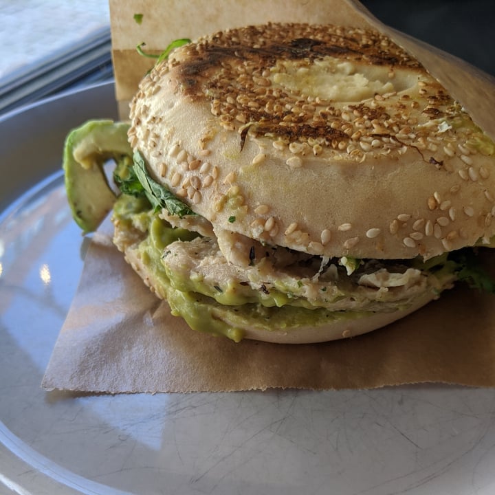 photo of Waynes Coffee Oomph avokado Bagel shared by @annawastaken on  31 Jul 2020 - review