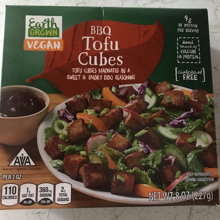 photo of Earth Grown BBQ Tofu Cubes shared by @josette25 on  21 Sep 2021 - review