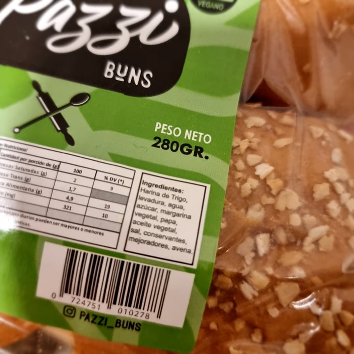 photo of Pazzi Buns Buns con avena shared by @soyvelen on  02 May 2022 - review