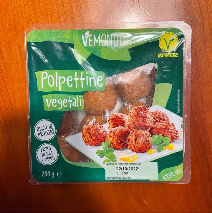 review photo of Lidl polpette vegetali shared by @martibell on 20 Sep 2022 - review