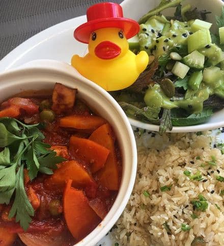 Photo of the dish “Guiso de Tofu con Arroz”