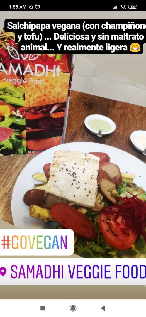 review photo of Samadhi Veggie Food Champipapa especial shared by @black17alex on 28 Feb 2020 - review
