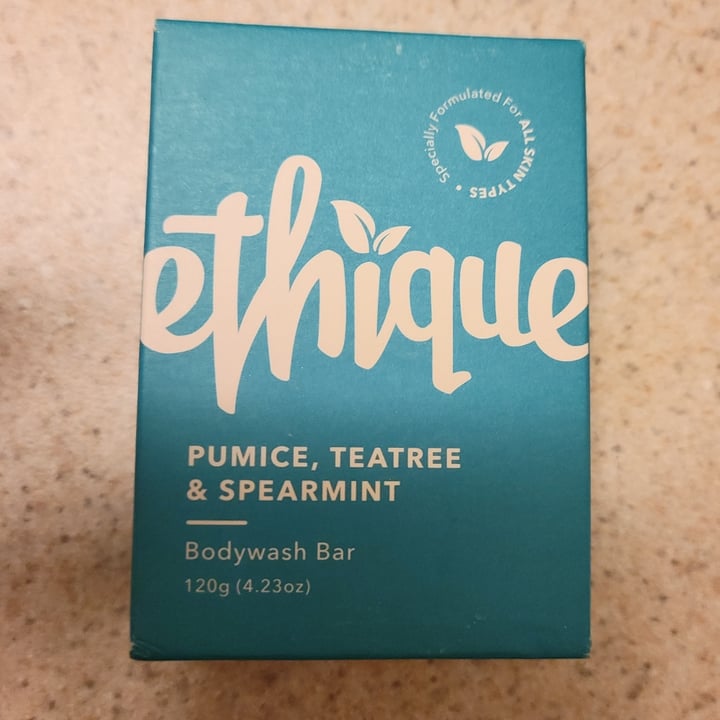 photo of Ethique Pumice, Tea Tree & Spearmint shared by @kierstenb on  23 Aug 2021 - review