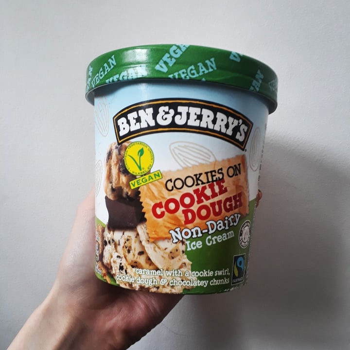 review photo of Ben & Jerry's Cookies On Cookie Dough Non-Dairy Ice Cream shared by @lilylovestheplanet on 14 Jun 2022 - review
