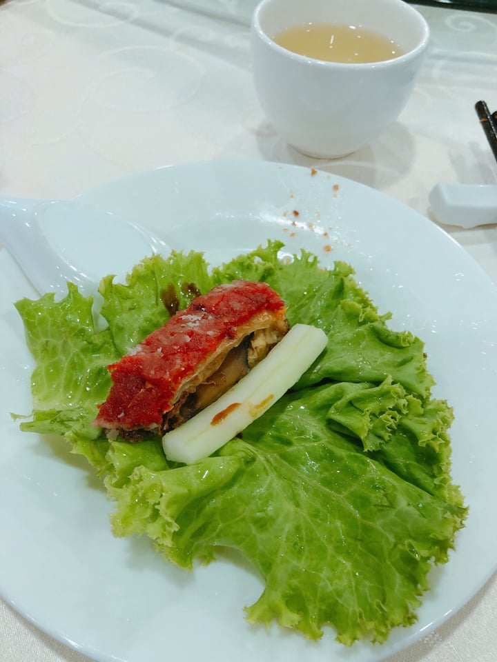 review photo of Miao Yi Vegetarian Restaurant Double Flavour Broiled Mock Pig shared by @arunnersfuel on 02 Aug 2019 - review
