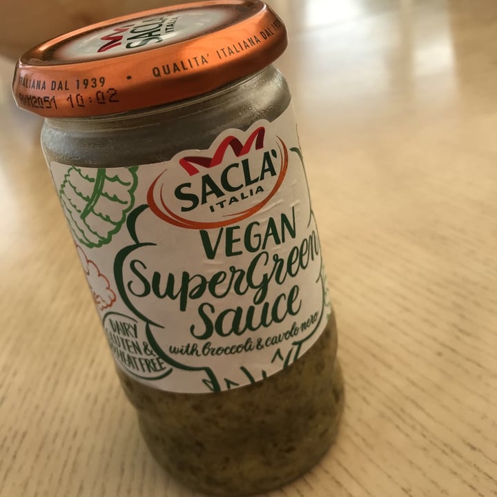 photo of Sacla' Vegan Supergreen Sauce shared by @todd on  26 Jun 2020 - review