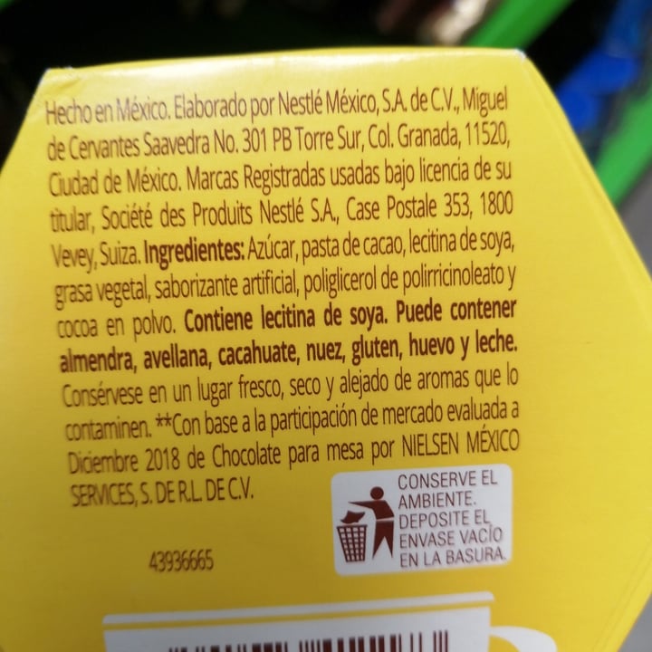 photo of Nestlé Abuelita Original Chocolate Para Mesa shared by @vegaaangdl on  05 Aug 2020 - review