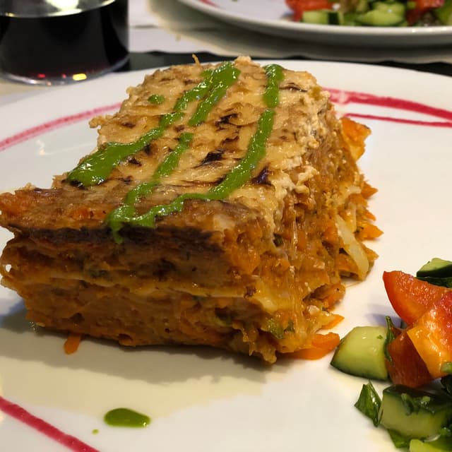 Foto do prato “Pastel de verduras”