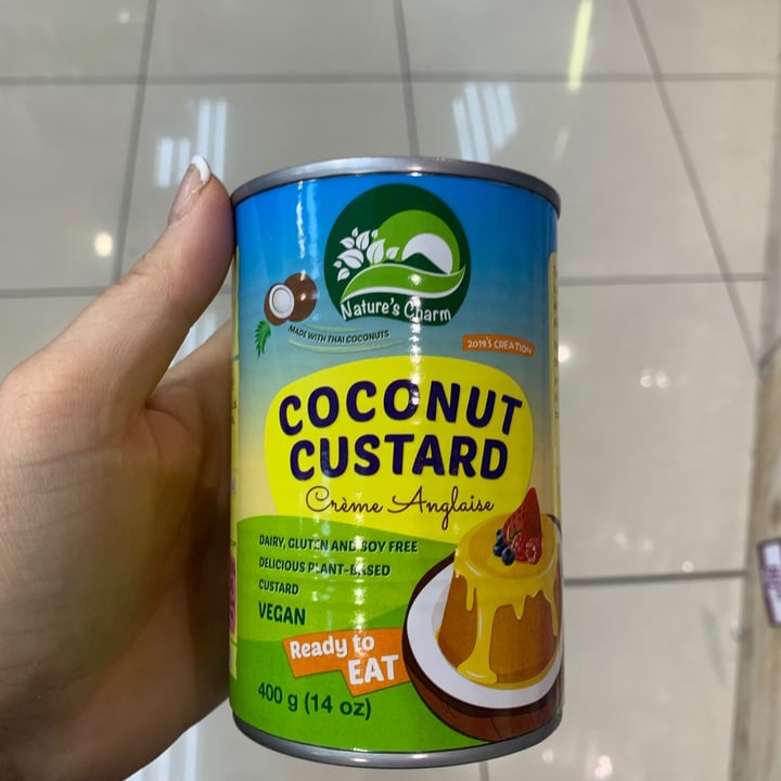 photo of Nature's Charm Coconut custard shared by @lovelyvegan on  13 Oct 2021 - review