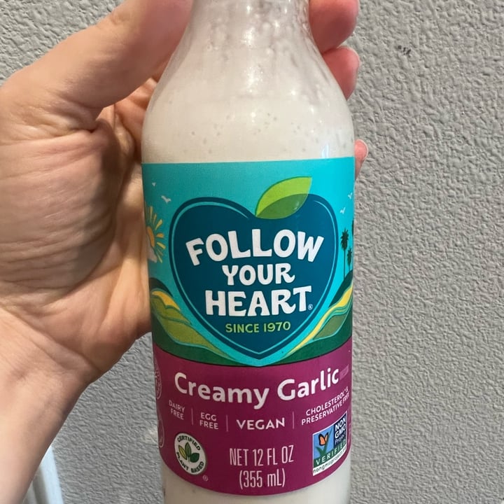 photo of Follow your Heart Creamy Garlic shared by @fernandasilveira on  29 Apr 2022 - review