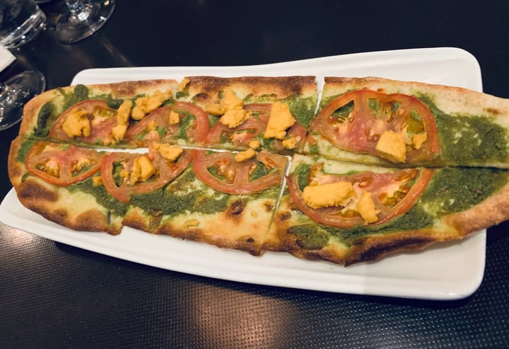 review photo of Ruddy Duck Brewery & Grill Cashew Cheese Flatbreads shared by @akkvegan on 03 Feb 2019 - review