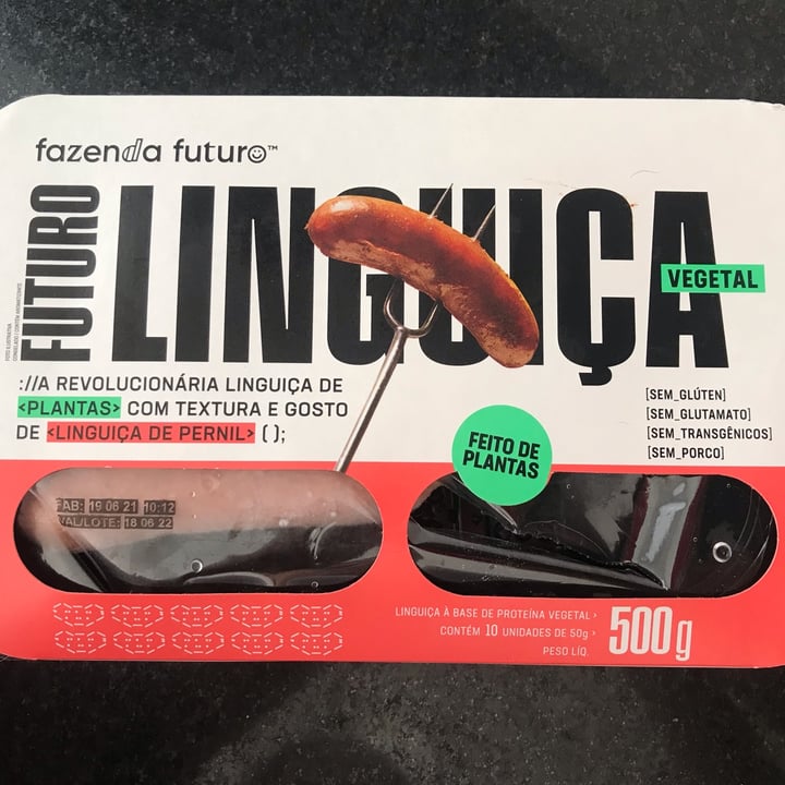 photo of Fazenda Futuro - Future Farm Futuro linguiça shared by @janerc on  25 Apr 2022 - review