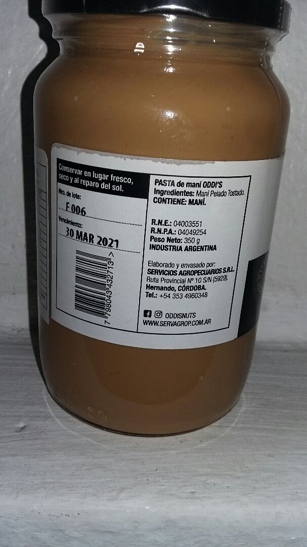 review photo of Oddi’s nuts Pasta De Maní shared by @angie93 on 24 Mar 2020 - review