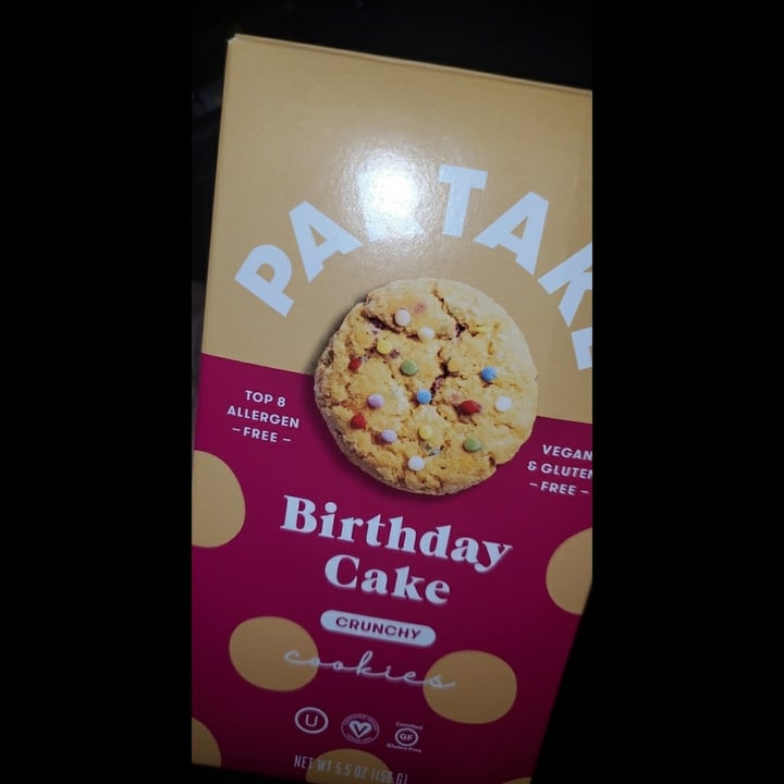 photo of Partake Foods Birthday Cake Cookies shared by @vegangirl1999 on  20 Jan 2022 - review
