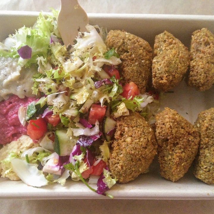 photo of Santo Falafel Piatto Di Falafel shared by @grainnegrainneog on  03 Apr 2021 - review