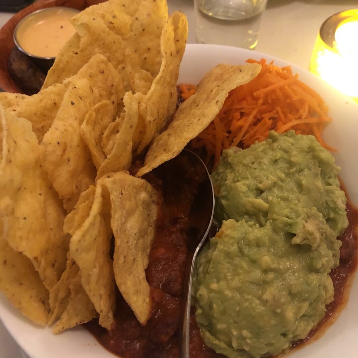 review photo of Aux Vivres Plateau Homemade Chili shared by @erikatengesdal on 28 Dec 2019 - review
