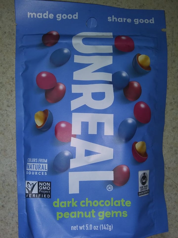 photo of UNREAL Dark Chocolate Peanut Gems shared by @annesemenak on  29 Jun 2019 - review