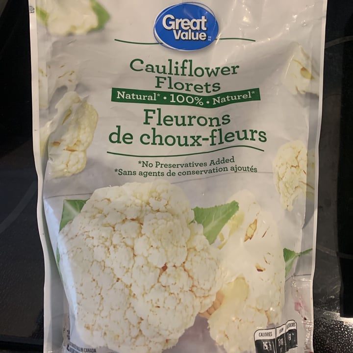 review photo of Great Value Great Value Cauliflower Florets shared by @shannonbennett on 24 Jun 2021 - review