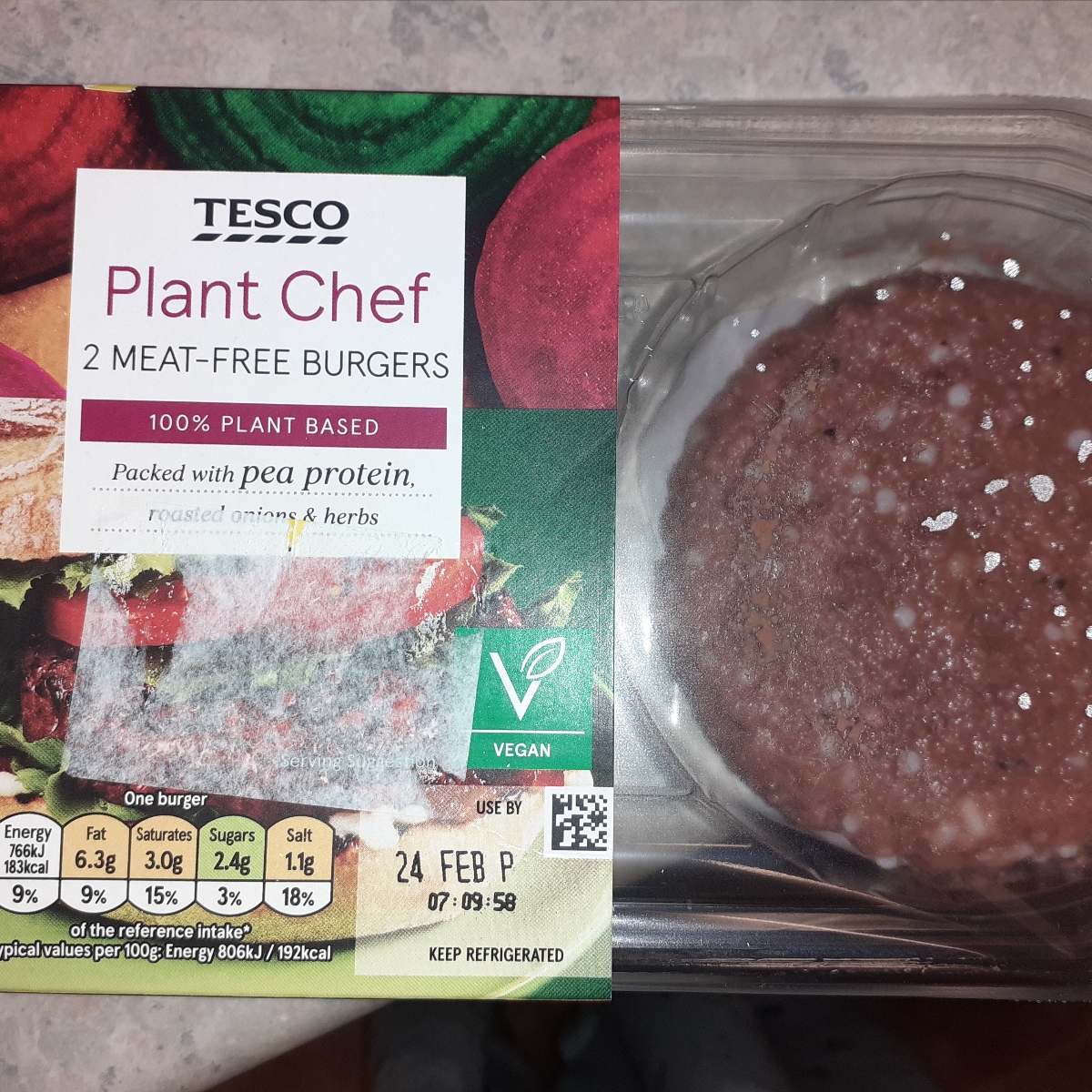 Tesco Plant Chef Plant Chef Meat free burgers Reviews abillion