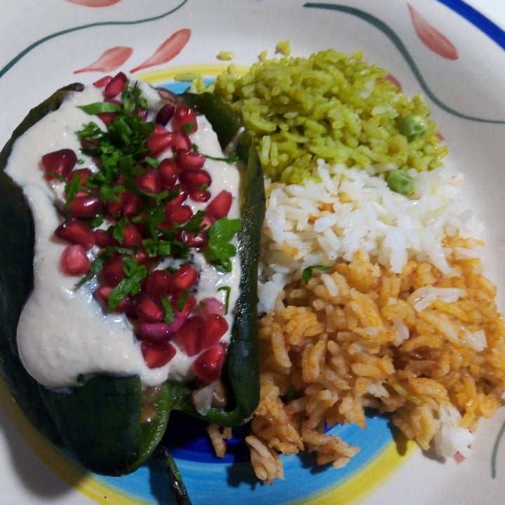 photo of Navegando vegan food Chile en nogada shared by @anafalcon on  27 Sep 2021 - review