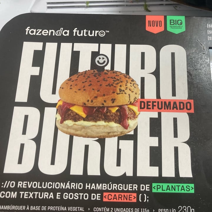 photo of Fazenda Futuro - Future Farm Futuro Burger Defumado shared by @kenianunes on  02 Apr 2022 - review