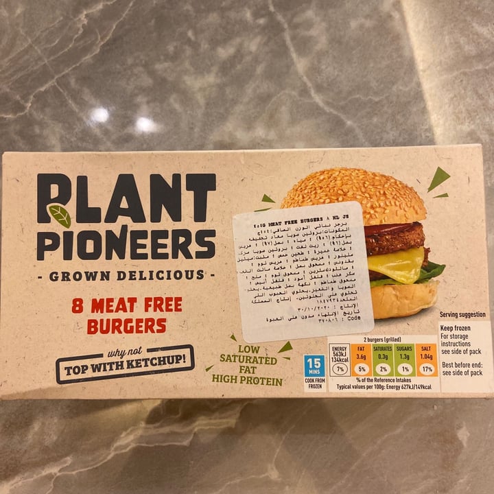 photo of Plant Pioneers 8 Meat Free Burgers shared by @sebaalmashaan on  01 Jun 2021 - review