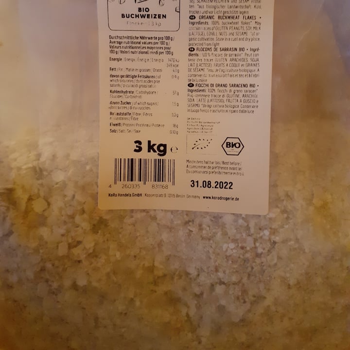 review photo of Koro Fiocchi di grano saraceno shared by @vany182 on 12 Mar 2022 - review
