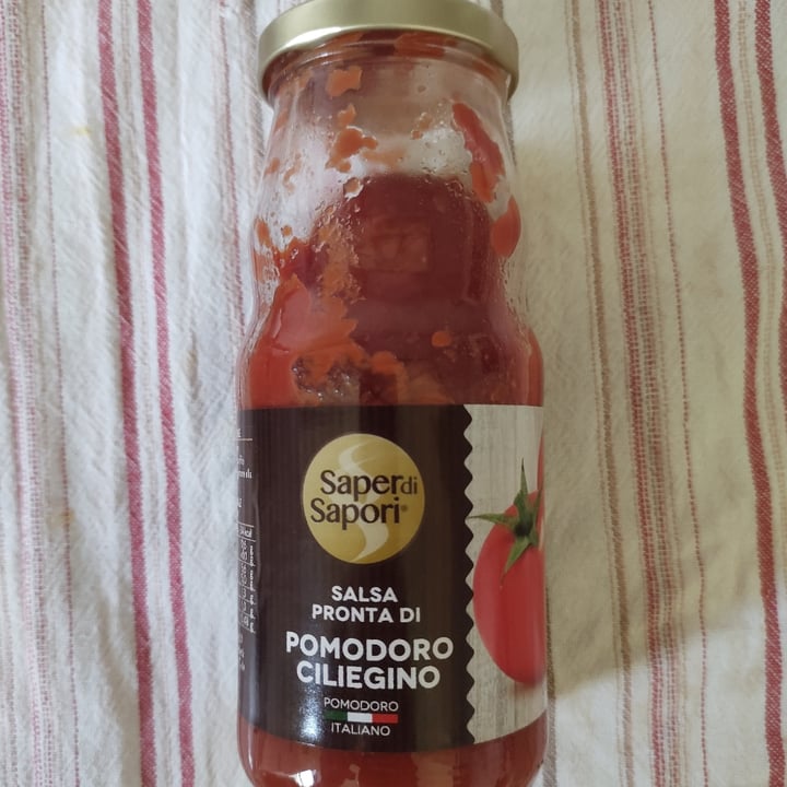 photo of Saper di Sapori  salsa Pronta Di Pomodoro Ciliegino shared by @lallascarrone on  17 Aug 2022 - review