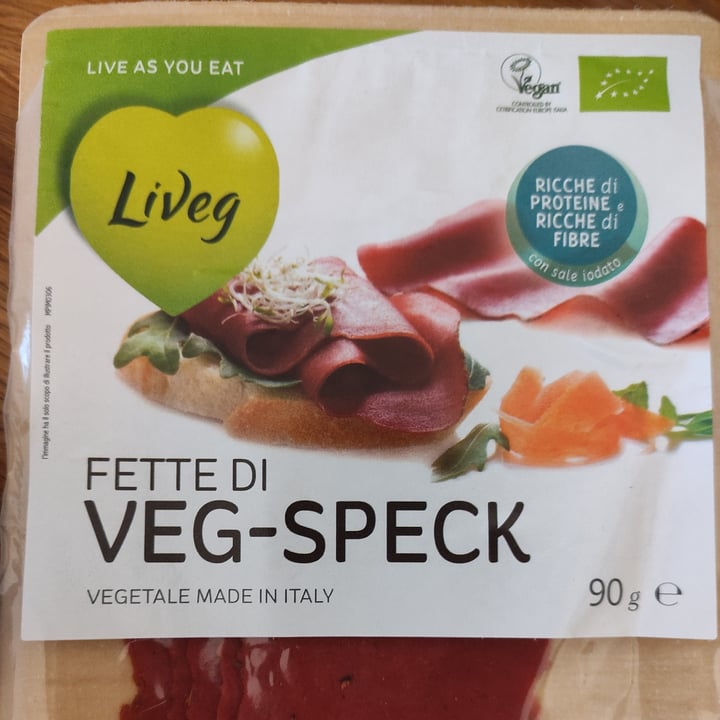 photo of Liveg Fette di veg-speck shared by @veronicascaglia on  17 Dec 2021 - review